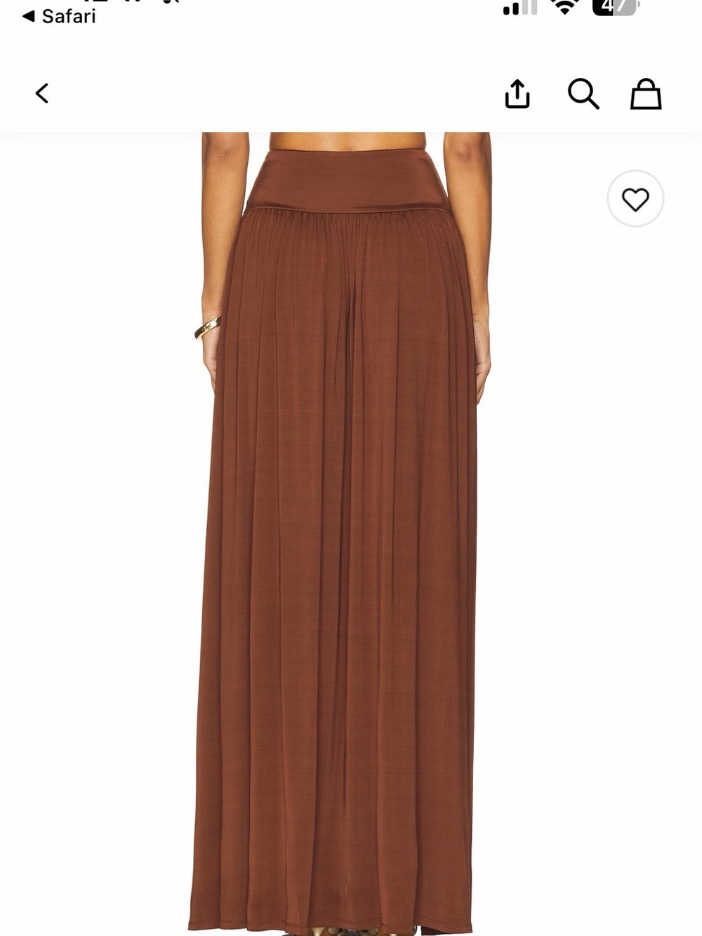 Lovers + Friends Brown Lottie Maxi Skirt - Picture 4 of 4